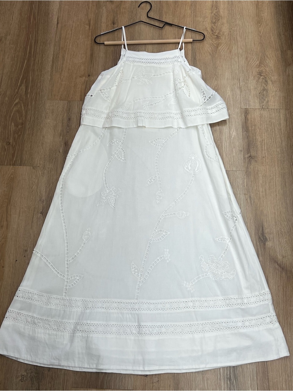 Cleobella Winslow Midi Dress Ivory